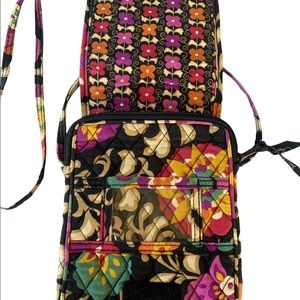 Vera Bradley crossbody organizer travel bag